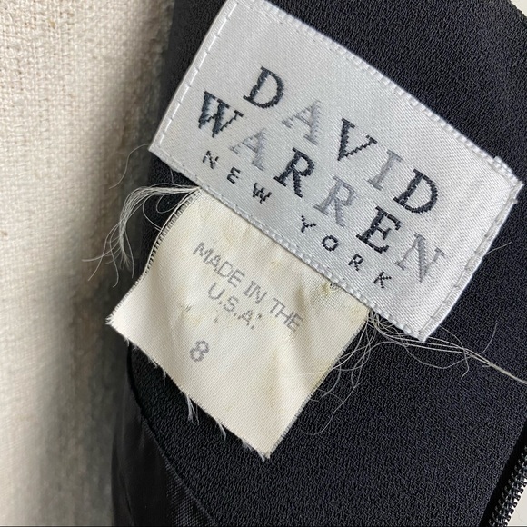 David Warren Black Evening Dress - Picture 7 of 8